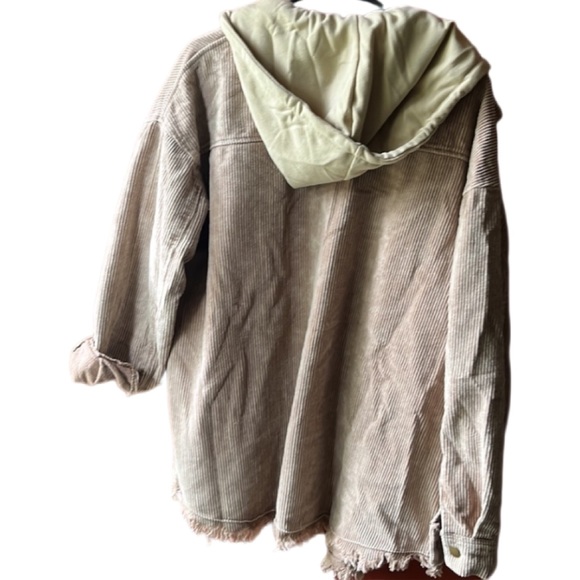 Color Block Hooded Jacket, Long Sleeve Casual Every Day Outerwear - Picture 3 of 6